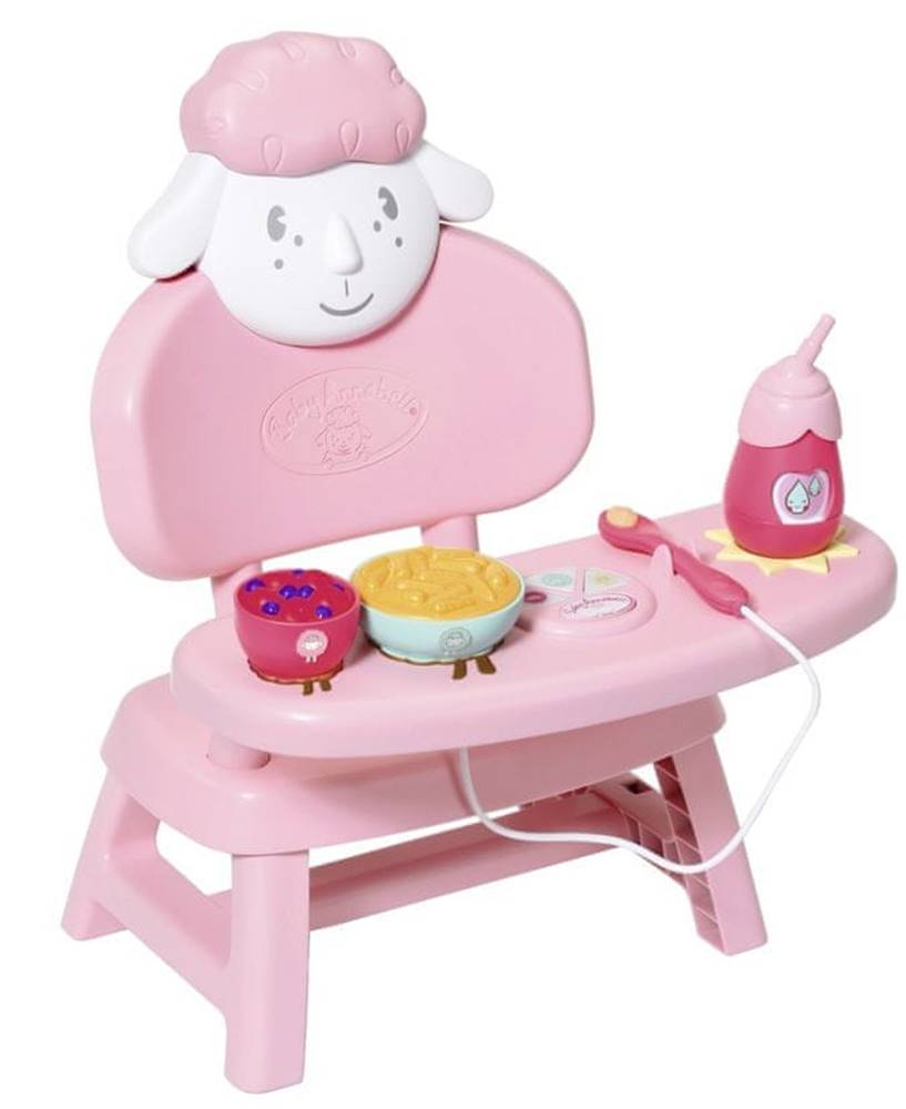 Baby Annabell  Jedálenská stolička so zvukmi značky Baby Annabell