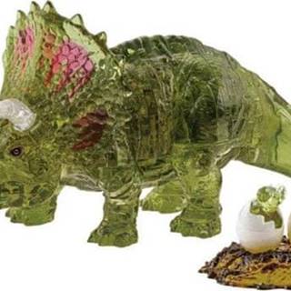  3D Crystal puzzle Triceratops s mládětem 61 dílků