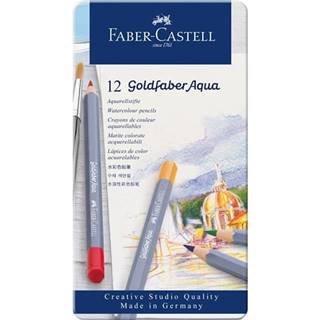 Faber-Castell  Pastelky Goldfaber Aqua set-plech 12 farebné značky Faber-Castell