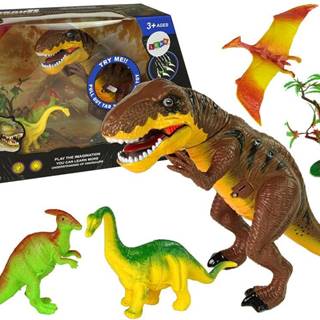 Lean-toys Tyranosaurus Rex Dinosaurus Set Príslušenstvo Zvukové svetlá