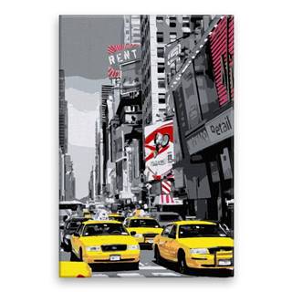 Malujsi Maľovanie podľa čísel - New York taxi - 80x120 cm,  plátno vypnuté na rám