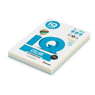 Mondi Farebný papier IQ color 5x20 mix pastelové farby,  A4 160g