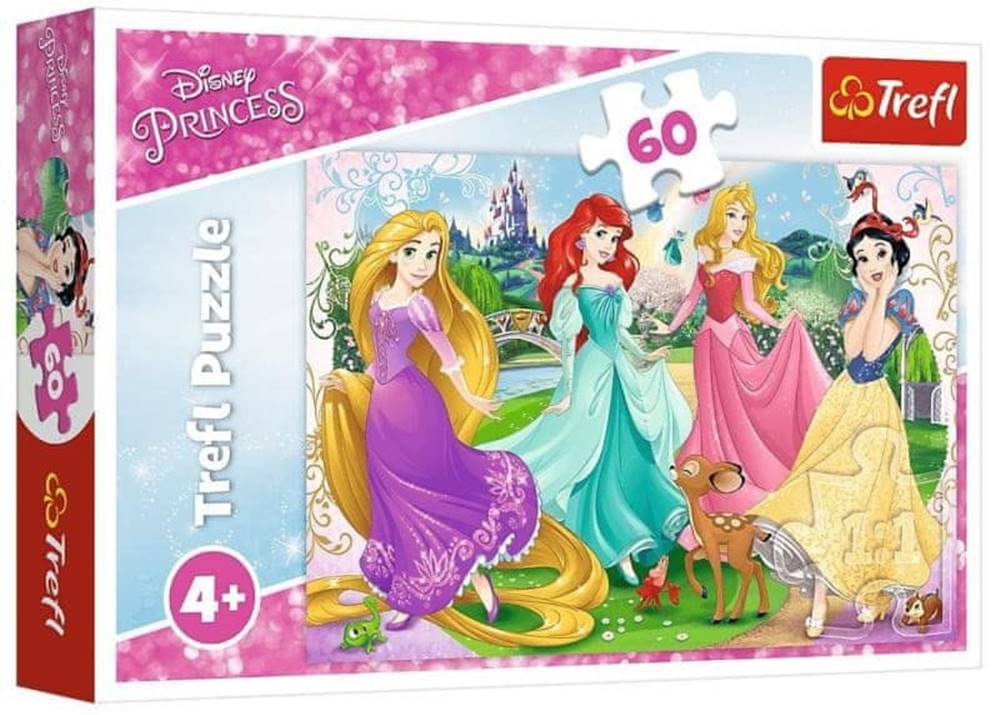 Trefl  Puzzle Disney Princess - Obľúbené princezné / 60 dielikov značky Trefl