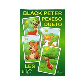 Deny Hra čierny Peter 3v1 Les