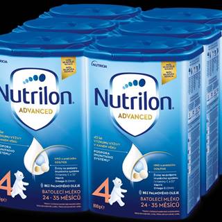 Nutrilon  4 batoľacie mlieko 6x 800g,  24+ značky Nutrilon