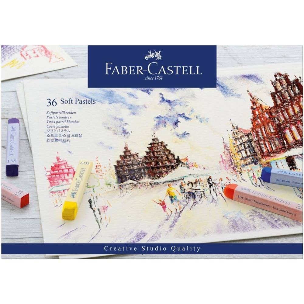 Faber-Castell  Suchý pastel Creative Studio set 36 farebný značky Faber-Castell