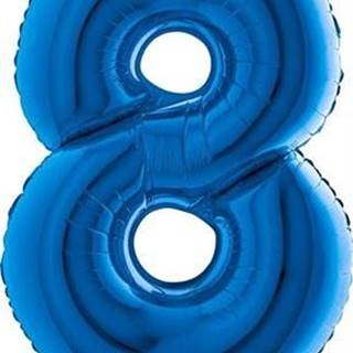 Grabo  Nafukovací balónek číslo 8 modrý 102cm extra velký značky Grabo