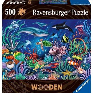 Ravensburger Puzzle - Podmorský svet 500 dielikov,  drevené