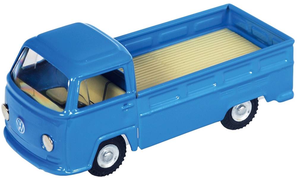 KOVAP  Dodávka VW T2 valník,  kov 12 cm,  modrý v krabičke  značky KOVAP