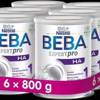 BEBA EXPERTpro HA 1 počiatočné dojčenské mlieko,  6x800 g
