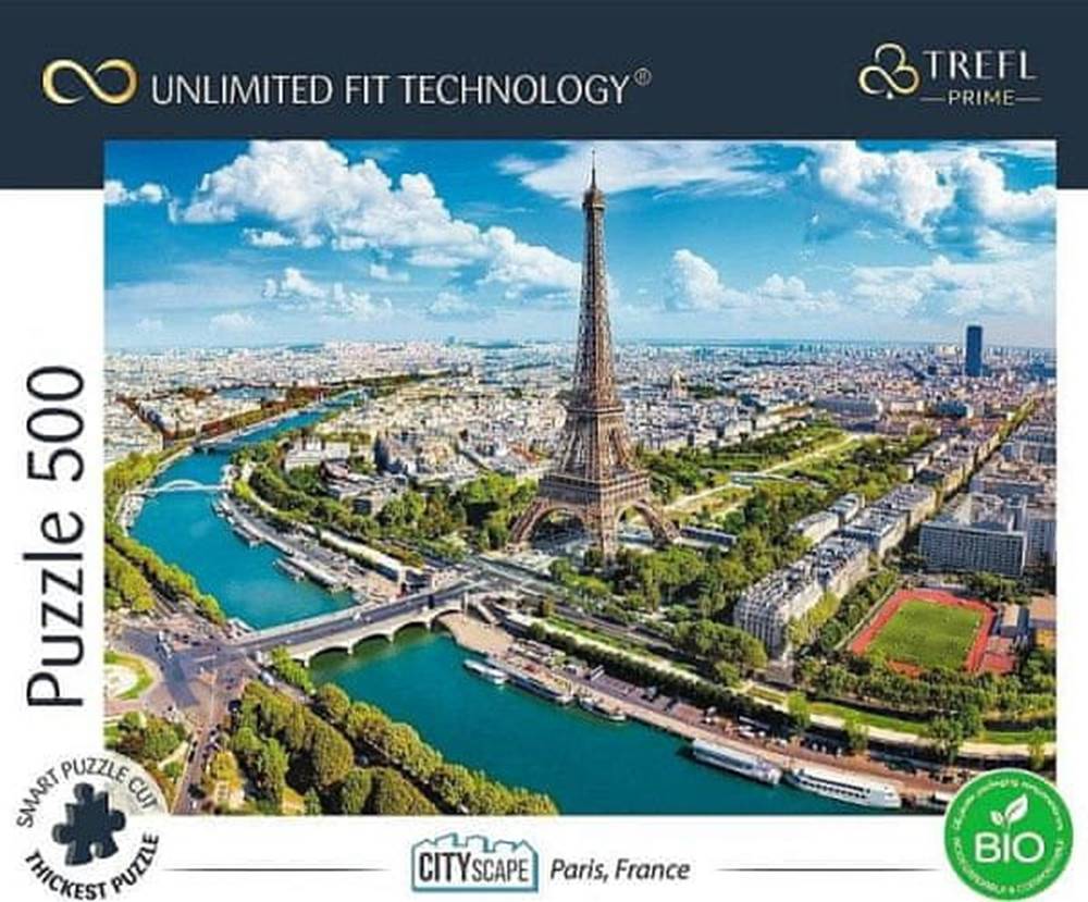  Puzzle UFT Cityscape Paříž,  Francie - 500 dílků