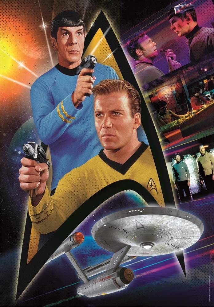 Clementoni  Puzzle Star Trek: Kirk a Spock 500 dielikov značky Clementoni