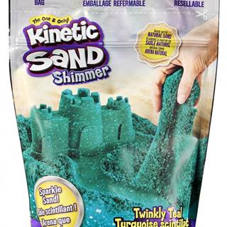 Kinetic Sand Balenie trblietavého modrozeleného piesku 0, 9 kg
