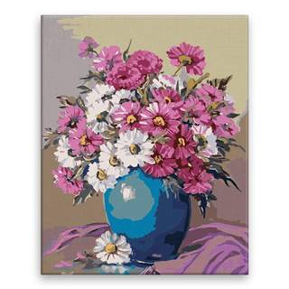 Malujsi  Maľovanie podľa čísel - Kvety,  kamkoľvek sa pozriete - 80x100 cm,  bez dreveného rámu značky Malujsi