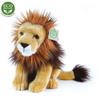 Rappa Plush lev sedí 25 cm ekologický