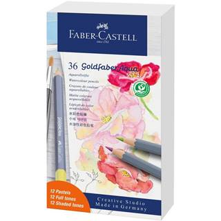 Faber-Castell Pastelky Goldfaber Aqua-set 36 farebné darčekový set