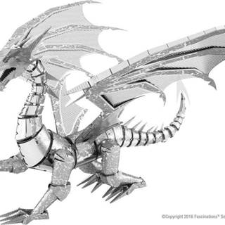 Piatnik Kovová zem BIG Strieborný drak