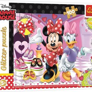 Trefl Trblietavé puzzle Minnie a Daisy 100 dielikov
