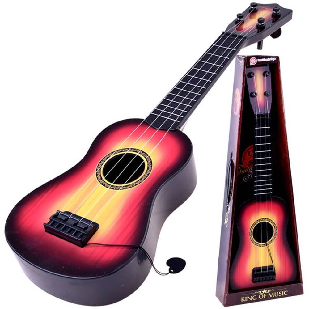 JOKOMISIADA  Toy Gitara kovové struny + pierko IN0095 značky JOKOMISIADA