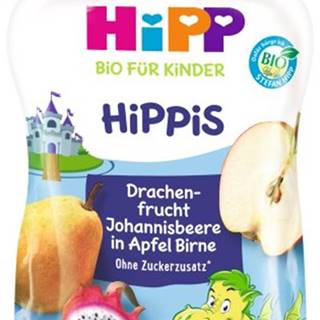 HiPP BIO Hippis Jablko - Hruška - Dračie ovocie - Čierne ríbezle 6 x 100g