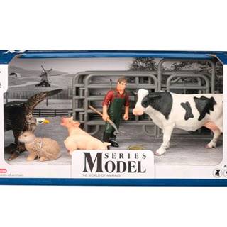 Mikro Trading Krava Zoolandia s hospodárskymi zvieratami a príslušenstvom v krabici