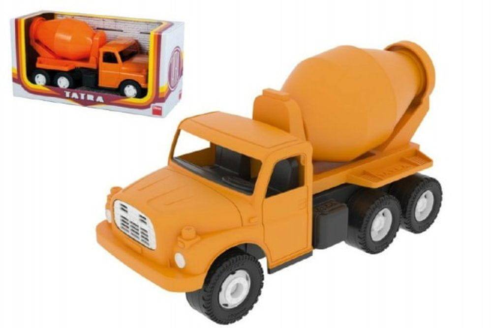 DINO  Auto Tatra 148 plast 30cm miešačka oranžová v krabici Cena za 1ks značky DINO