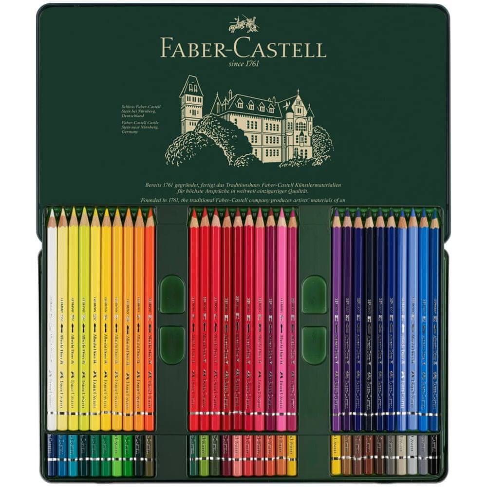 Faber-Castell  Pastelky akvarelové A.Dürer plech 60 ks set značky Faber-Castell