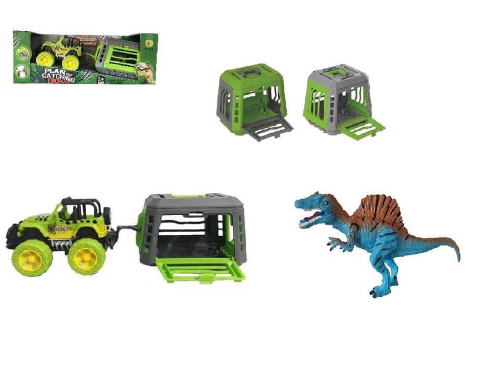 Mac Toys  Jeep s prívesom a dinosaurom značky Mac Toys