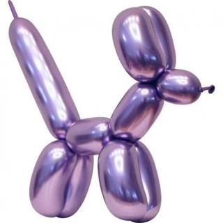 GoDan Modelovacie balóny fialové saténové 50ks 152cm