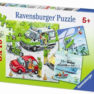 Ravensburger Puzzle Polícia v akcii 3x49 dielikov