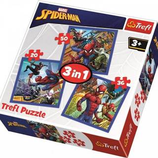  Puzzle: Spiderman 3v1 (20, 36, 50 dílků)