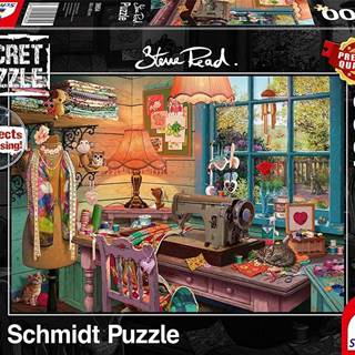 Schmidt Secret puzzle Šijacia dielňa 1000 dielikov