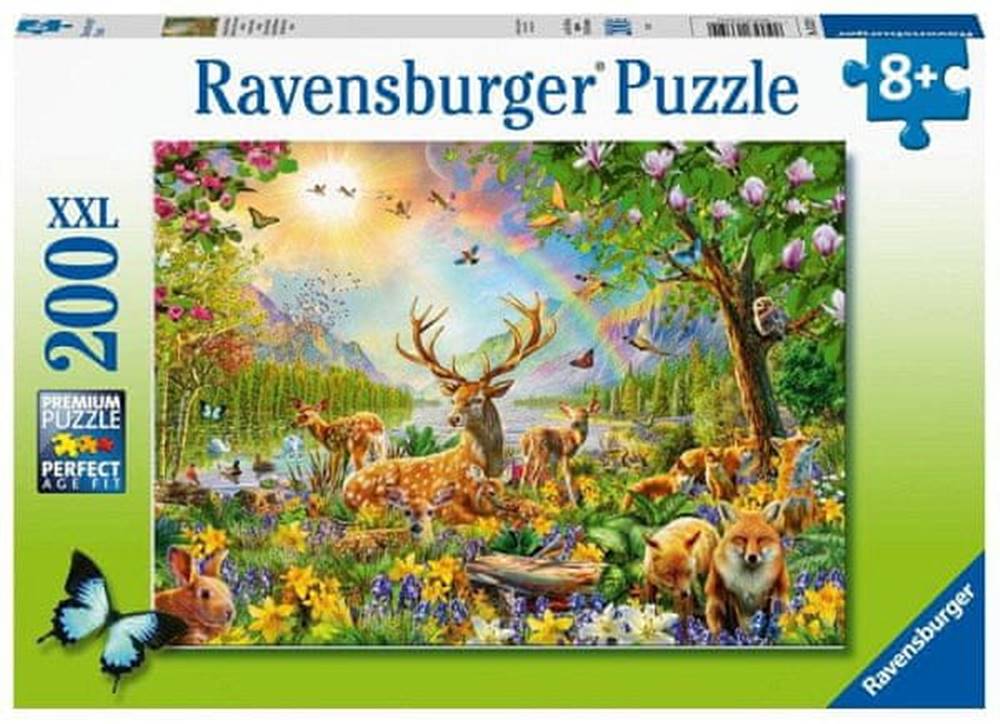  Ravensburger Puzzle - Lesní zvířata 200 dílků