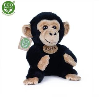 Rappa  Plush šimpanz / opica sedí 18 cm ekologické značky Rappa