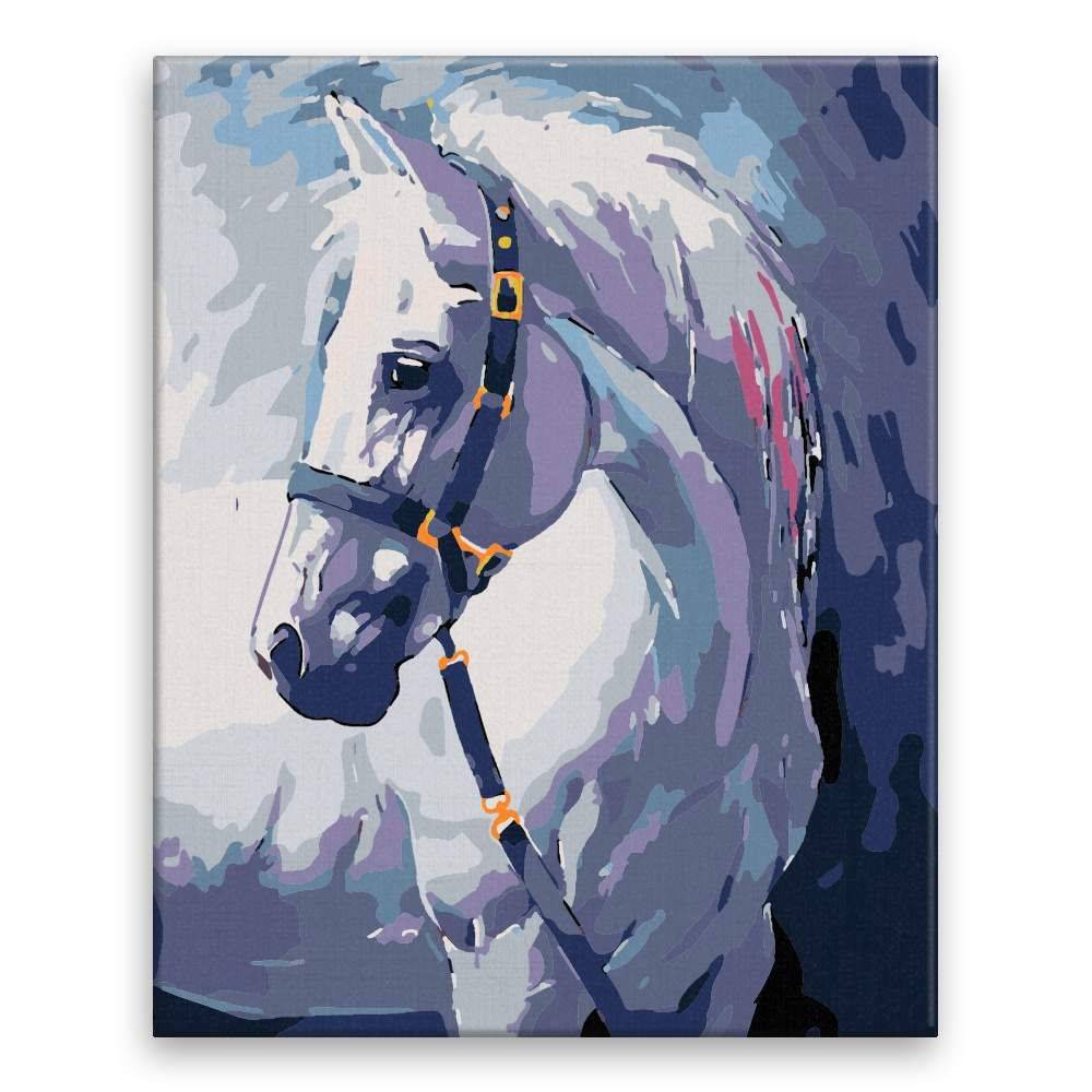Malujsi  Maľovanie podľa čísel - Smutný kôň - 40x50 cm,  bez dreveného rámu značky Malujsi