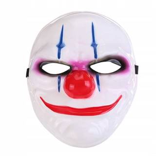 Korbi  Plastová maska klauna Payday Chains značky Korbi