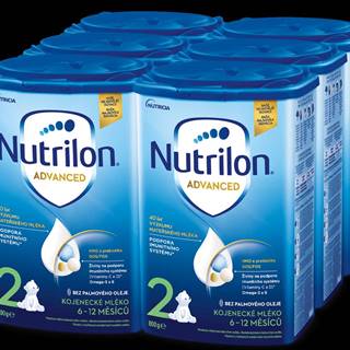 Nutrilon 2 pokračovacie dojčenské mlieko 6x 800g,  6+