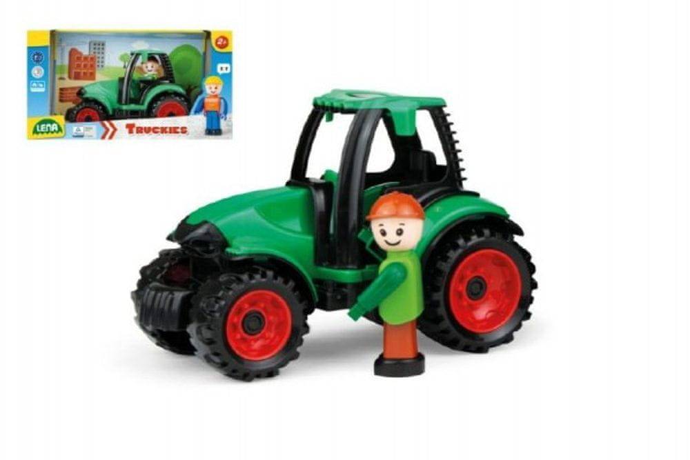 LENA  Auto Truckies traktor plast 17cm v krabici 24m + Cena za 1ks značky LENA