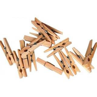Playbox Dřevěné kolíčky 25 mm - přírodní 100 ks