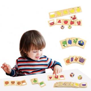 Viga Toys  Náučné drevené puzzle Triediť farby a tvary 38 el. Montessori značky Viga Toys