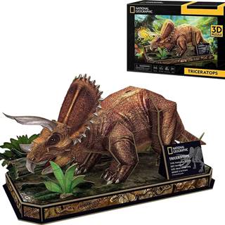 CubicFun 3D puzzle National Geographic: Triceratops 44 dielikov