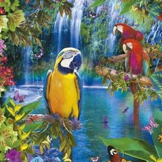 EDUCA  Puzzle Raj tropických papagájov 500 dielikov značky EDUCA
