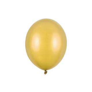 PartyDeco Balón Strong 30cm,  metalicky zlatý