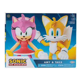 Sonic Figúrky 2 ks Amy + Tails 10 cm