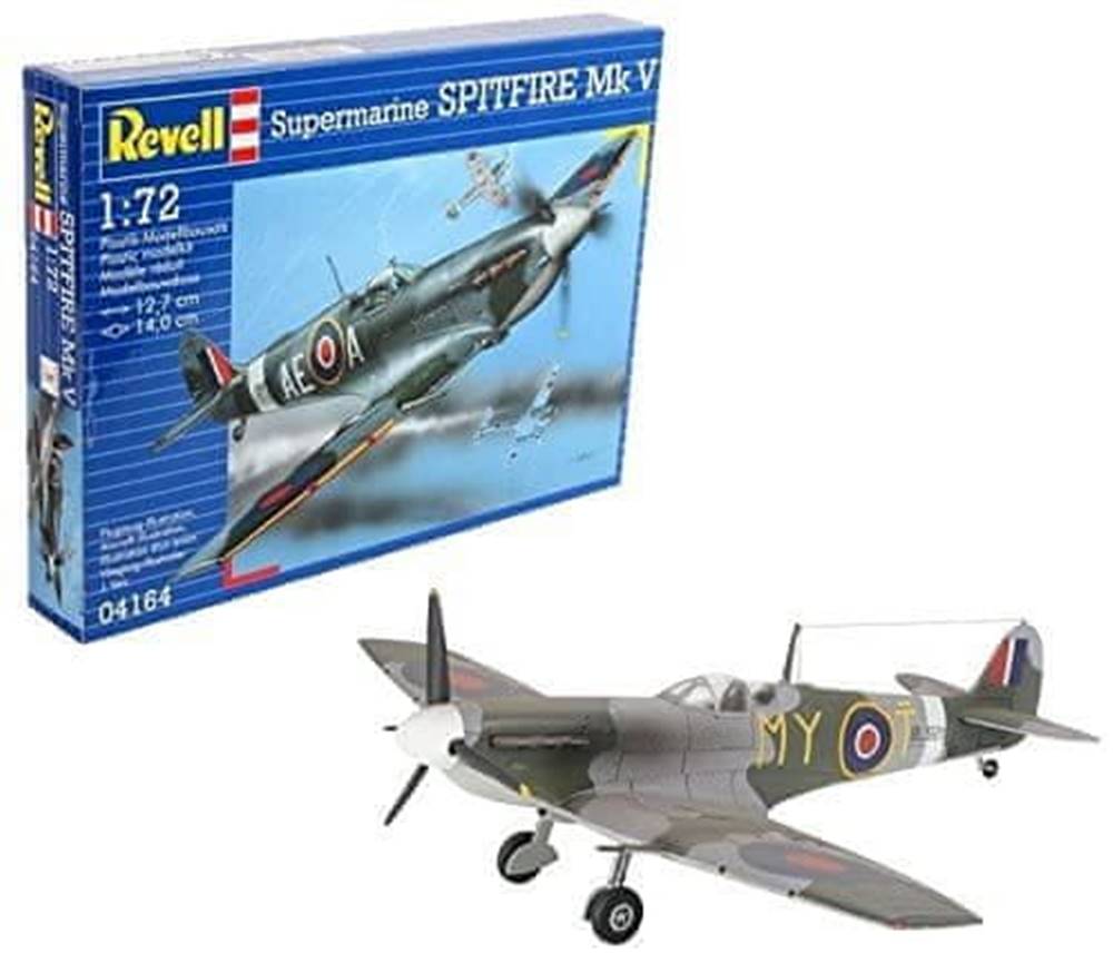 REVELL  ModelKit lietadlo 04164 - Spitfire Mk.V (1:72) značky REVELL