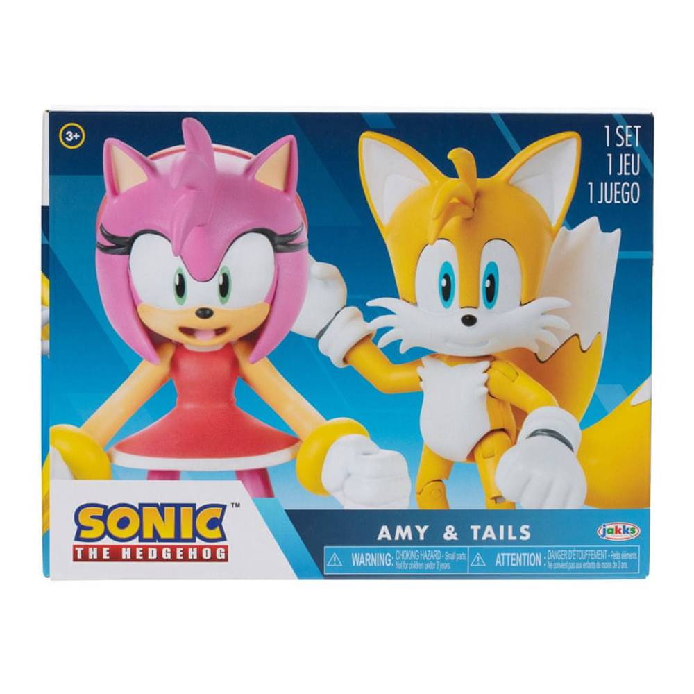 Sonic  Figúrky 2 ks Amy + Tails 10 cm značky Sonic