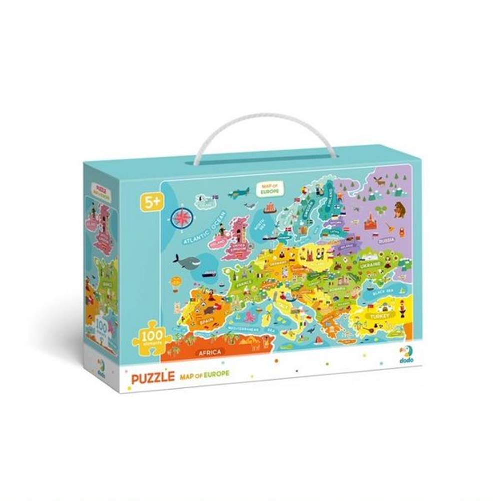 TM Toys   Dodo Puzzle Mapa Evropy 100 dílků značky TM Toys
