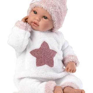 Llorens 63648 NEW BORN-realistická bábika bábätko so zvukmi a mäkkým látkovým telom-36 cm