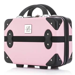 SEMI LINE Kozmetický kufrík Vintage Pink/Black