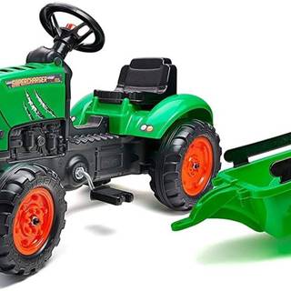 Falk  Traktor šliapací SuperCharger zelený s prívesom značky Falk